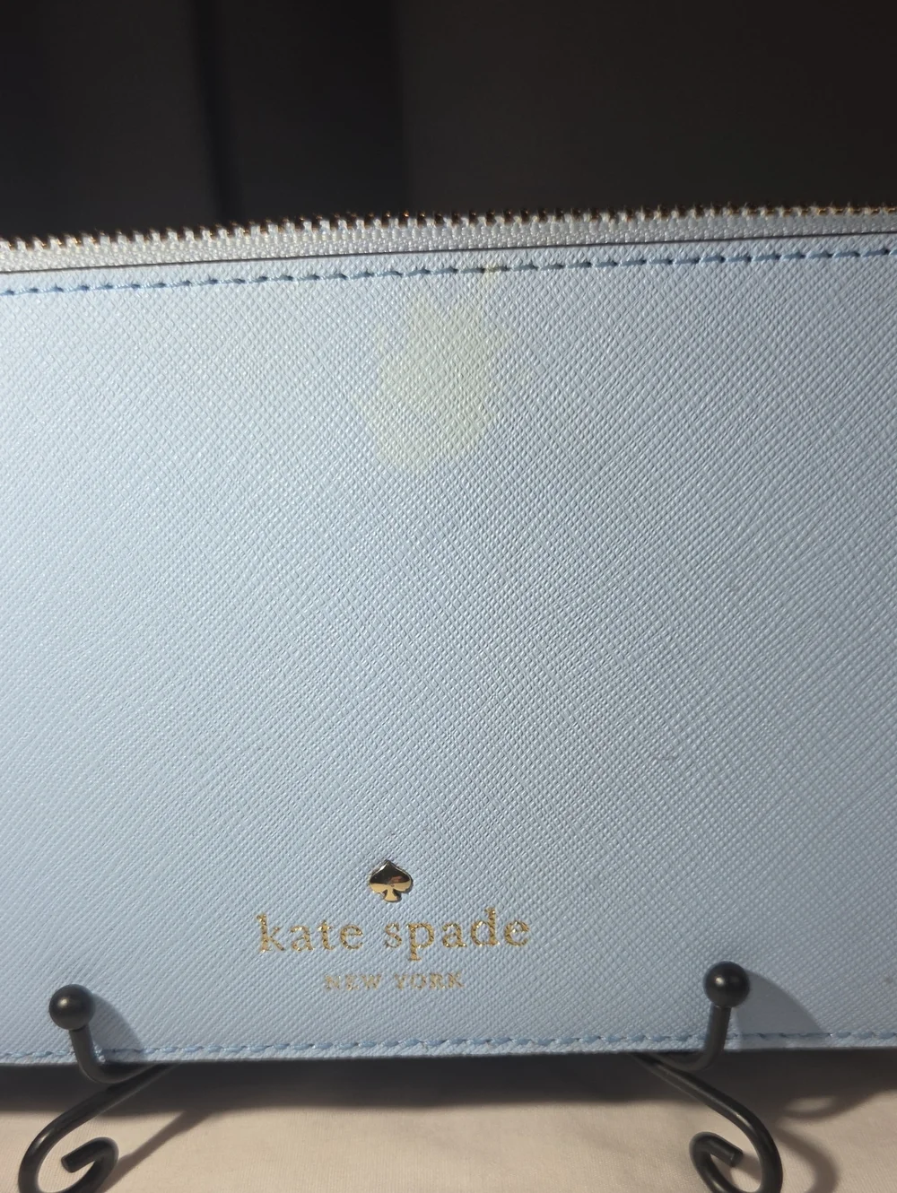 KATE SPADE Karolina Cedar Street Sky Blue Wallet Wristlet